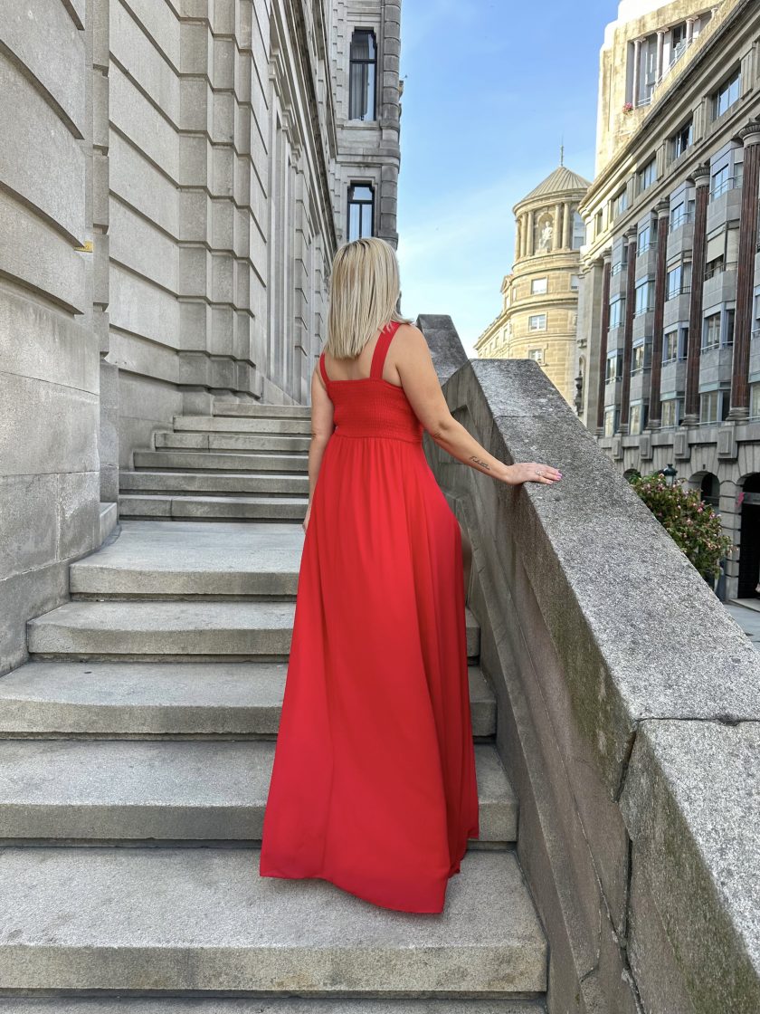 Vestido Analia Abertura Curvy - Imagen 4