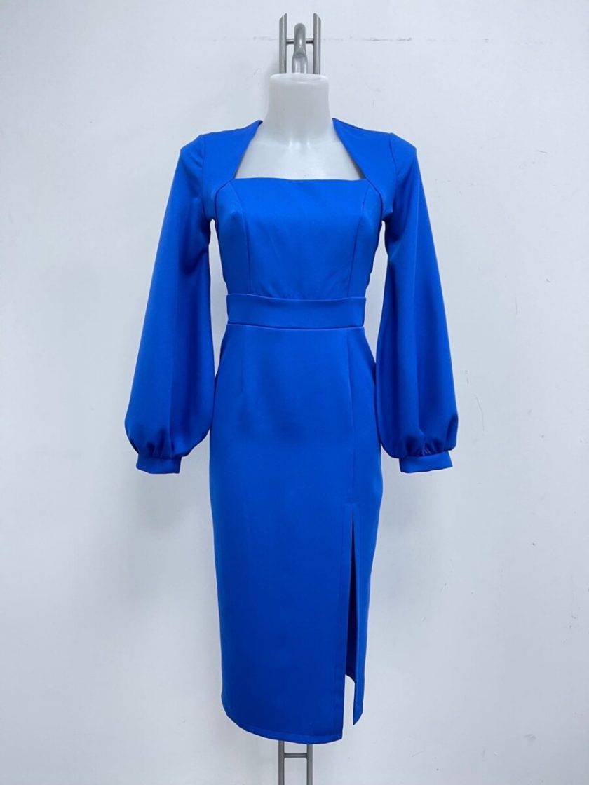 Vestido Midi Escote Cuadrado - Imagen 2