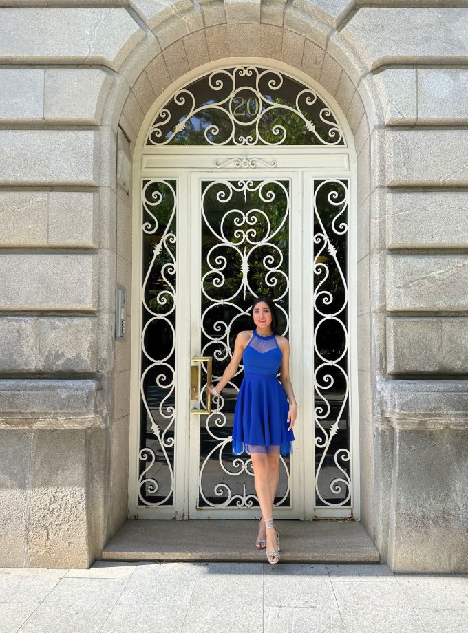 Vestido Halter Vuelo Tul