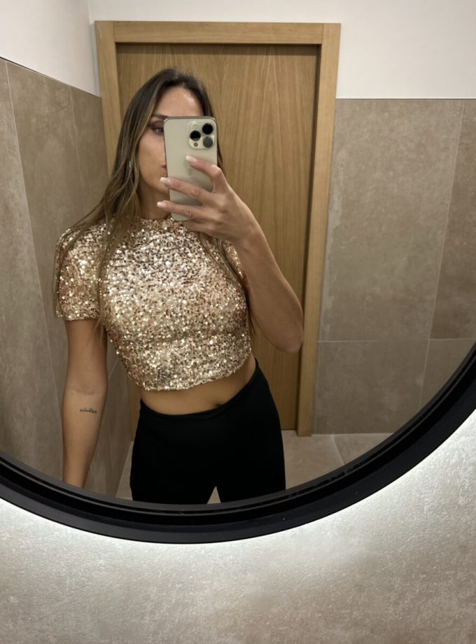 Top Luna Manga Corta