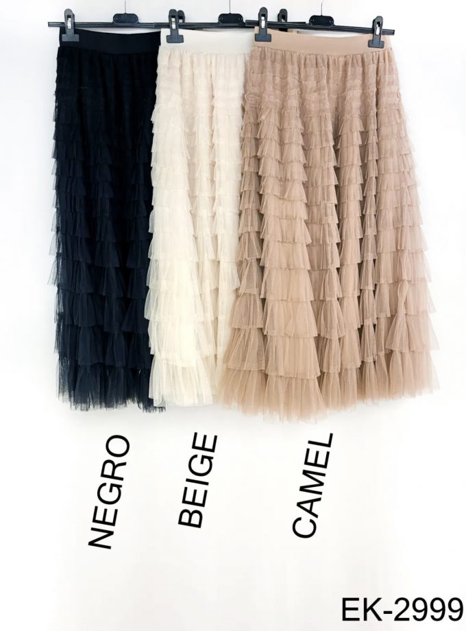 Falda de Tul Volantes