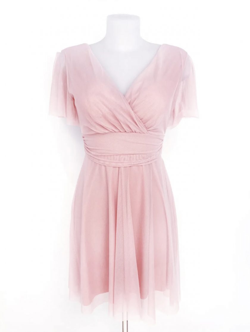 Vestido Tul Mangas Corto - Imagen 30