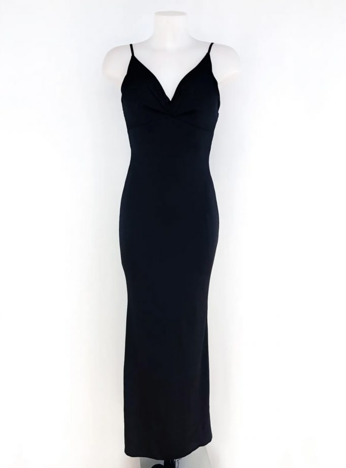 Vestido Sirena Espalda Frunce