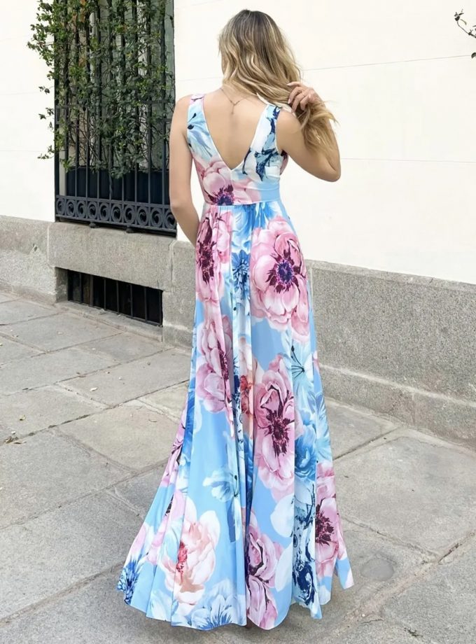 Vestido Bella Elástico Estampado