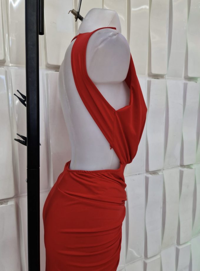 Vestido Espalda Nudo Frontal