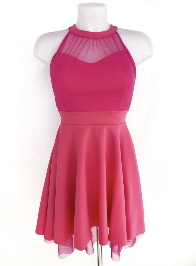 Vestido Halter Vuelo Tul