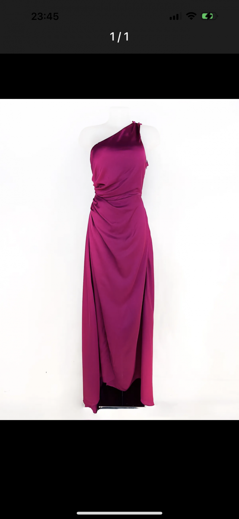 Vestido Asimétrico Seda Cola - Imagen 24