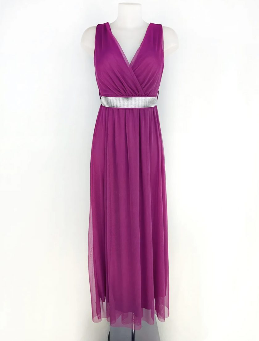 Vestido Tul Basic Cintura Brillos - Imagen 20