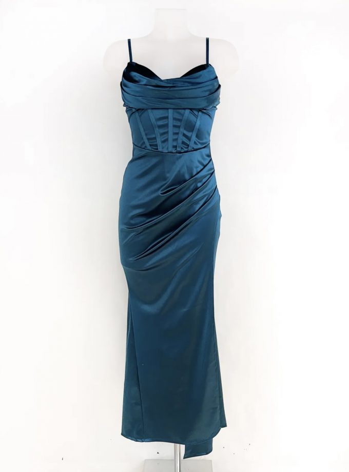 Vestido Seda Varillas