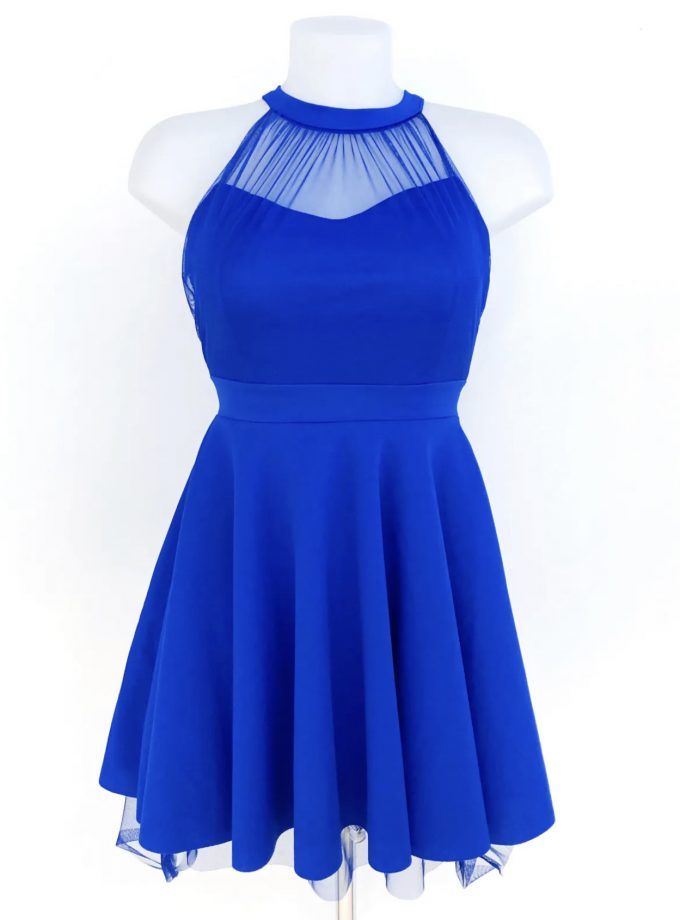 Vestido Halter Vuelo Tul
