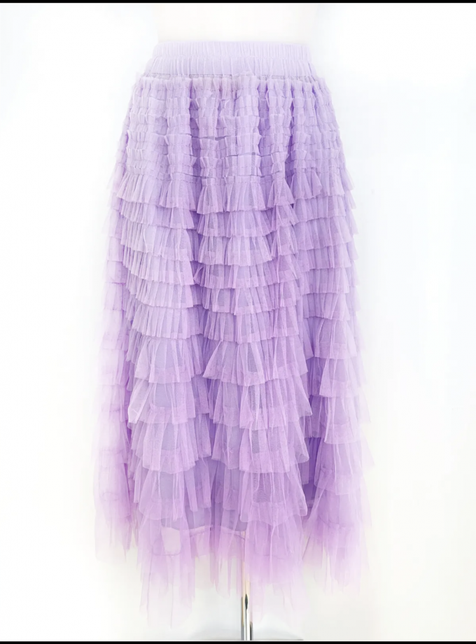 Falda de Tul Volantes