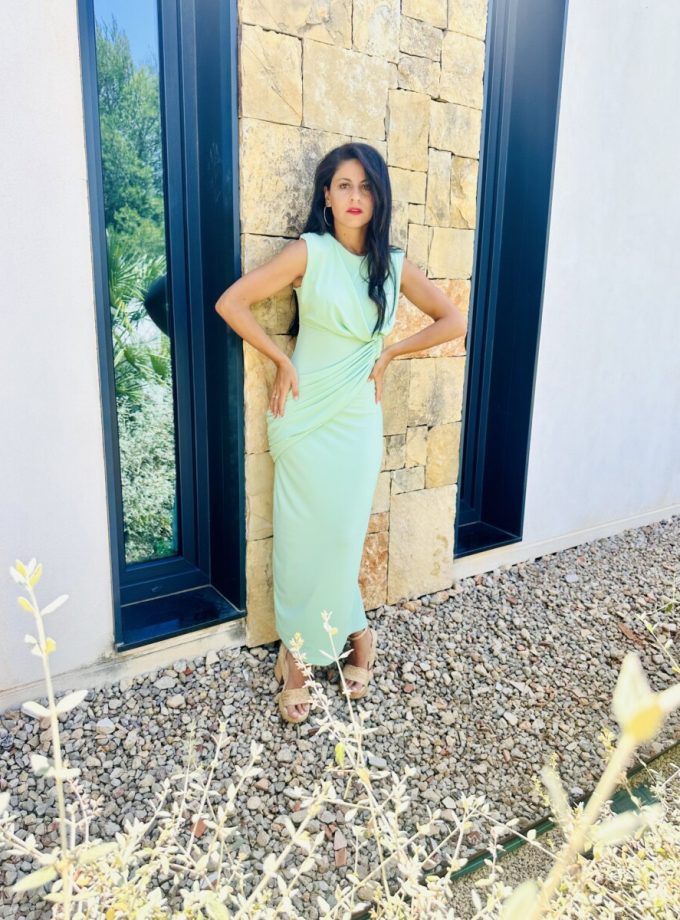 Vestido Seda Varillas Novia