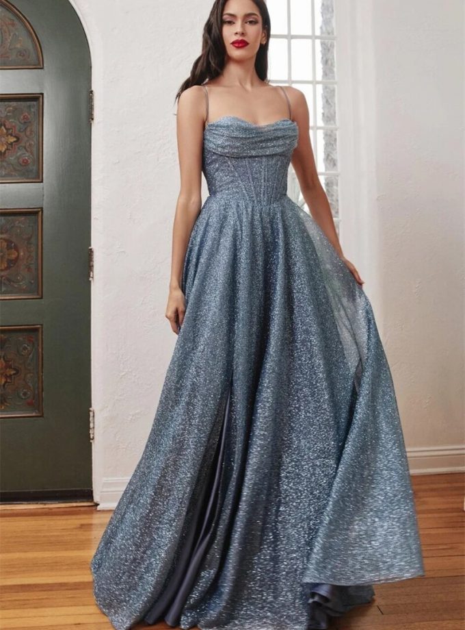 Vestido Brillo Varillas