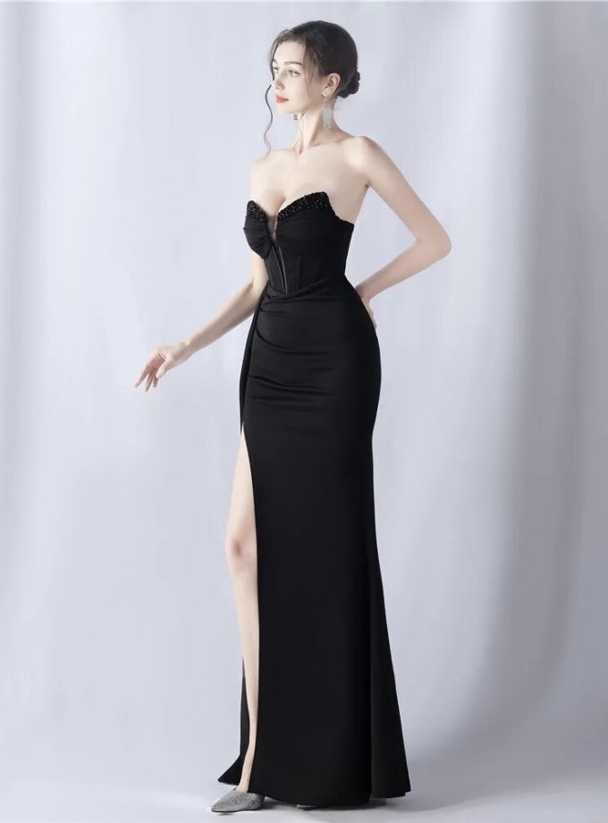 Vestido Sirena Corsé Brillos