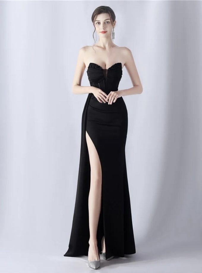 Vestido Sirena Corsé Brillos