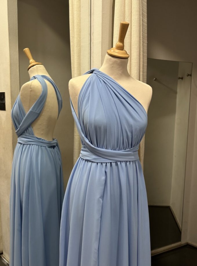 Vestido Multiposición Gasa Abertura