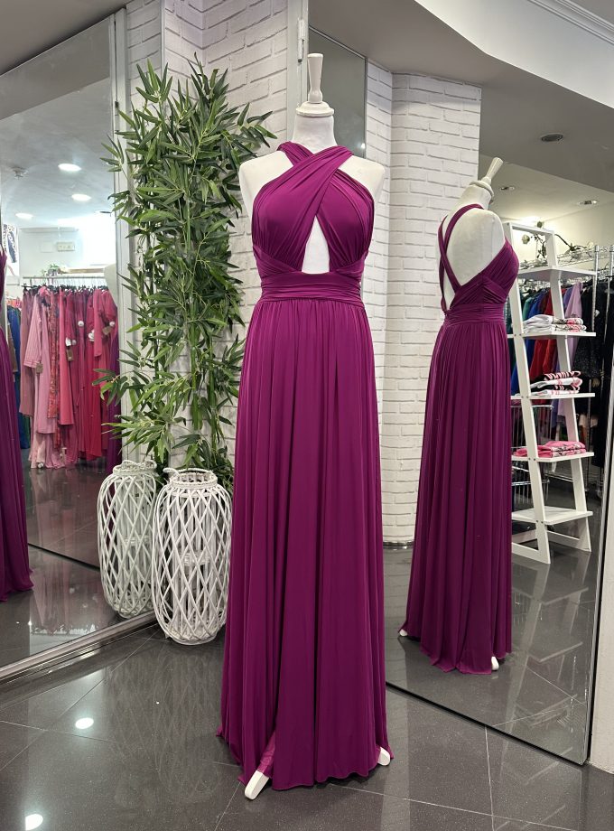 Vestido pecho escote Cruzado