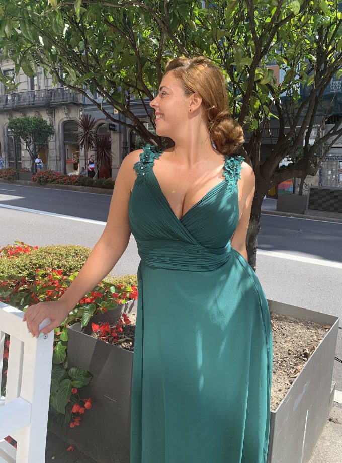 Vestido Curvy Pétalos