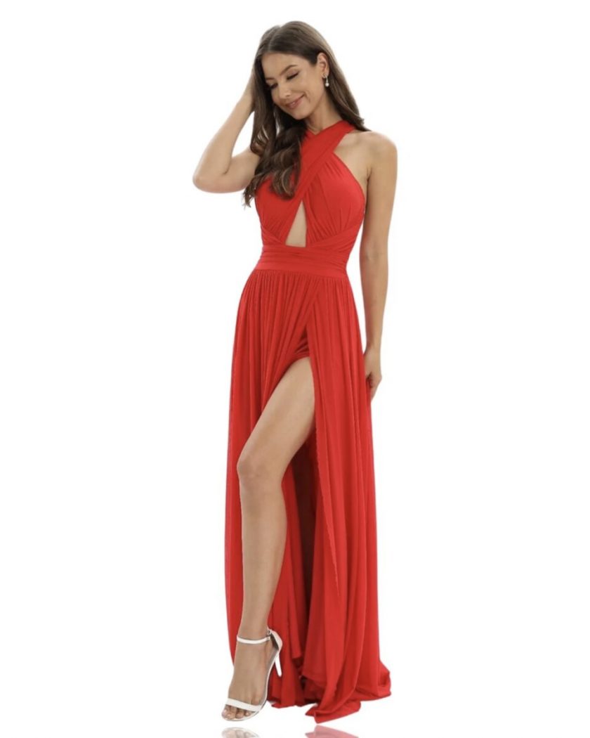Vestido pecho escote Cruzado - Imagen 13