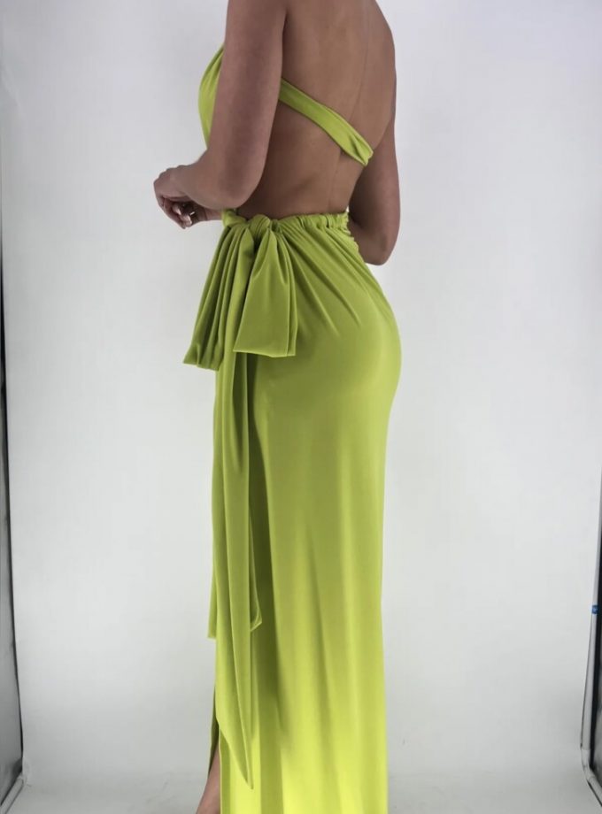 Vestido Frunces Aberturas