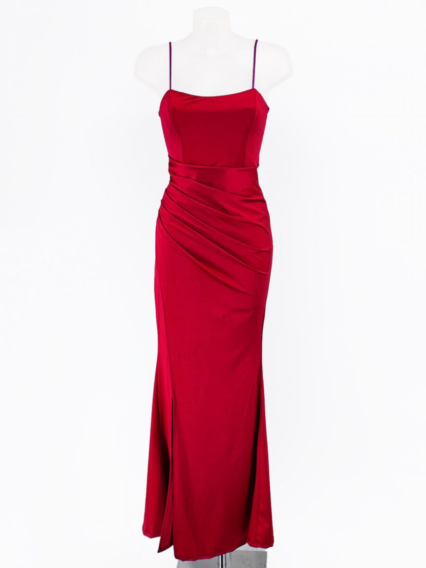 Vestido Seda Elástico Drapeado Espalda - Imagen 23