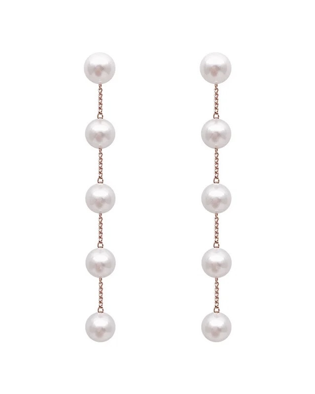 Pendientes Perlas Cadena