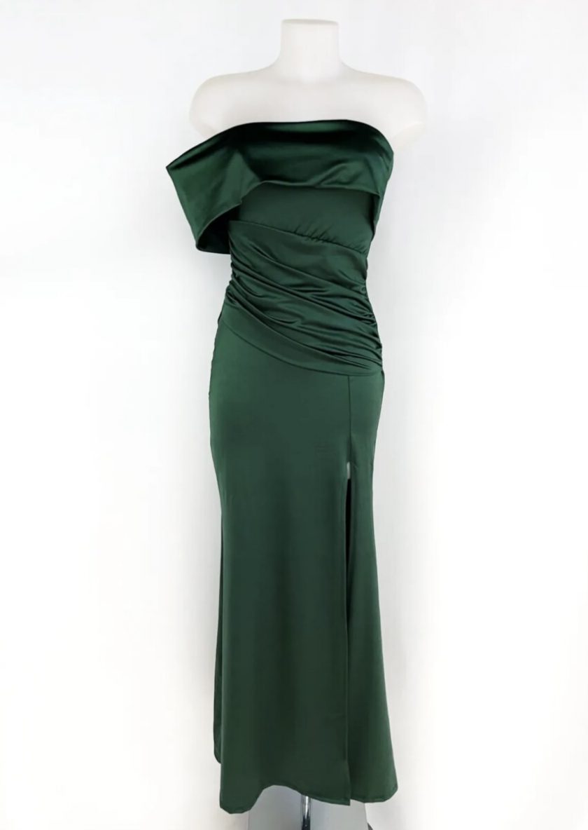 Vestido Seda Hombro - Imagen 12