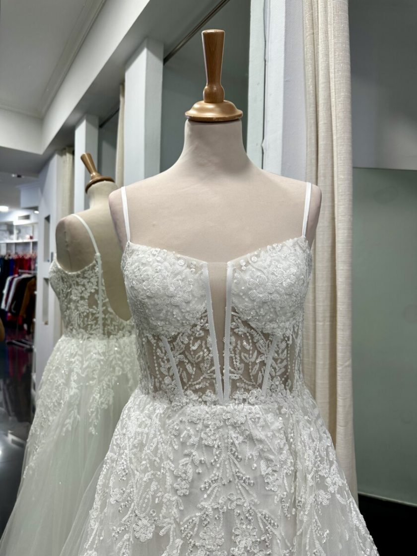 Vestido Tul Sobre Falda Novia - Imagen 11