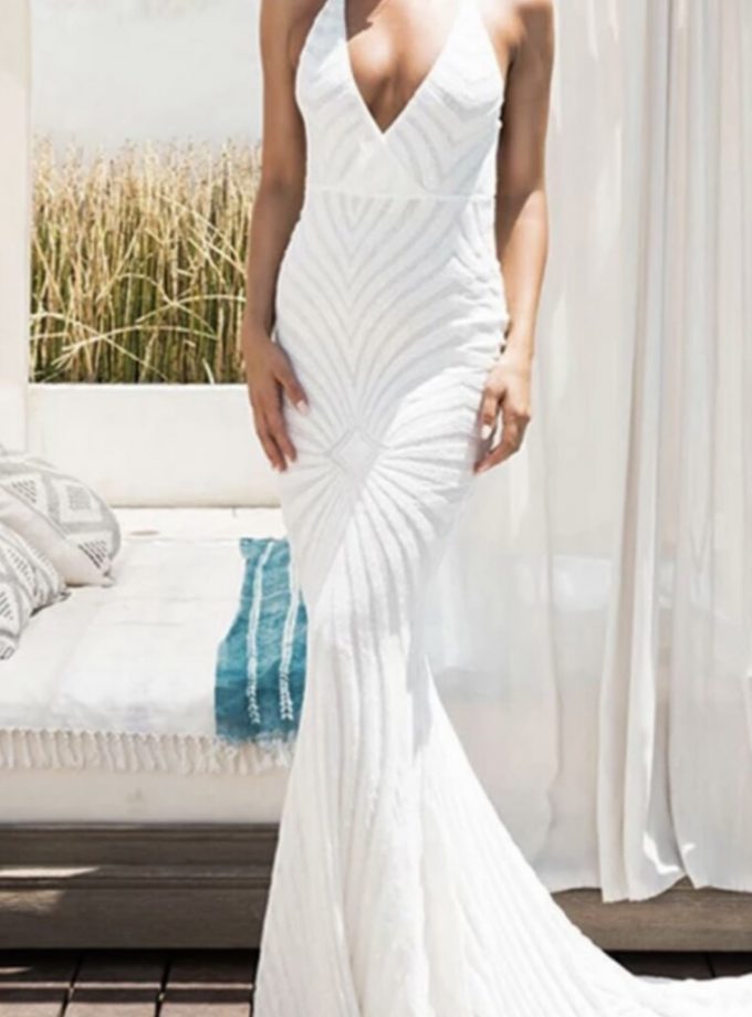 Vestido Shine Tirantes Novia