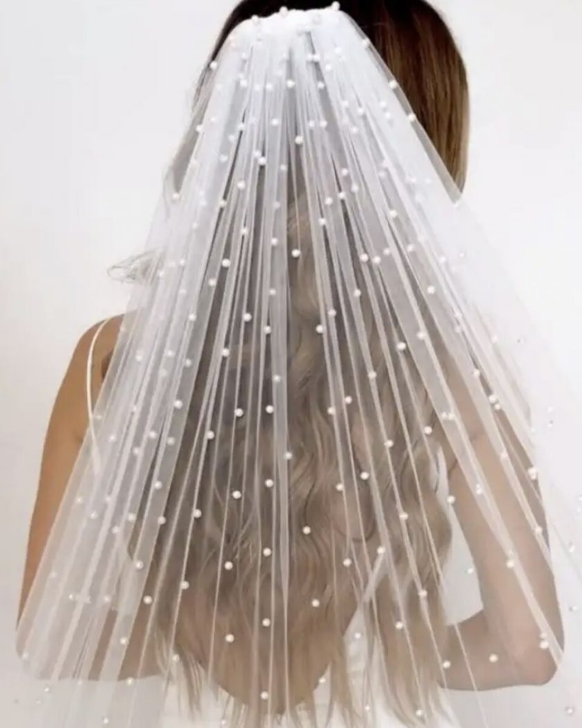 Tocado Velo Perlas - Imagen 12