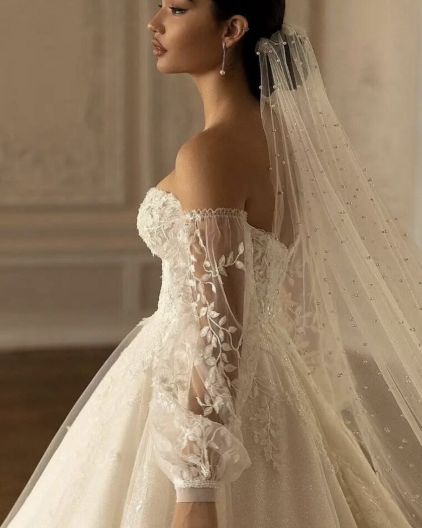 Tocado Velo Perlas - Imagen 2