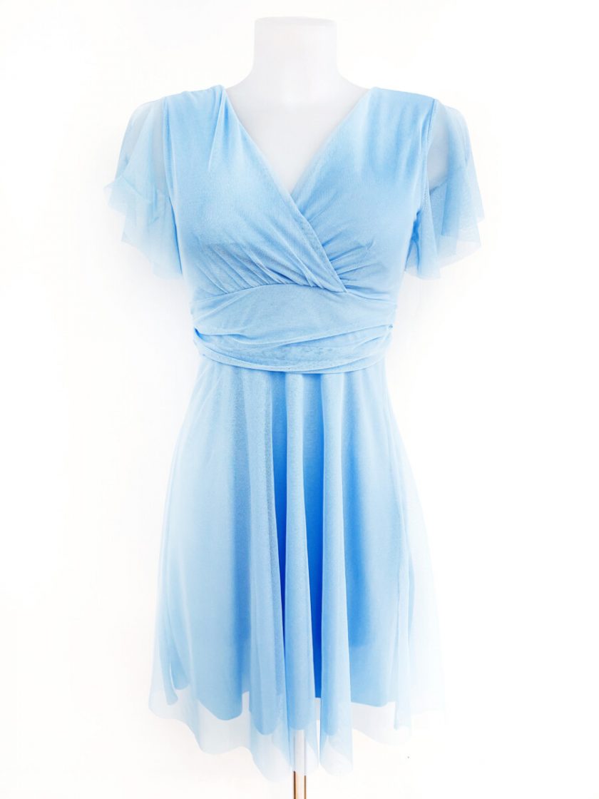 Vestido Tul Mangas Corto - Imagen 34