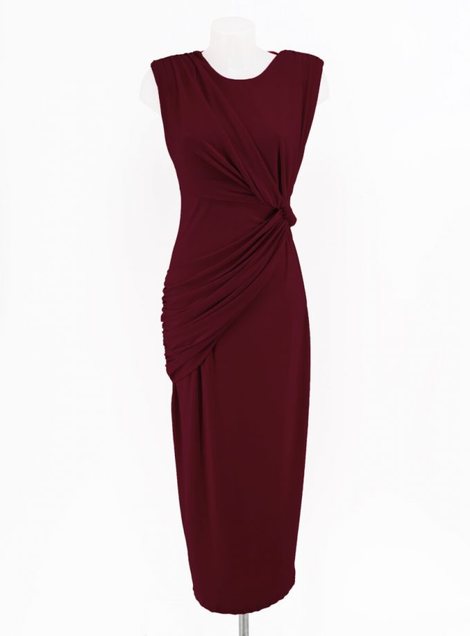 Vestido Drapeado Cintura