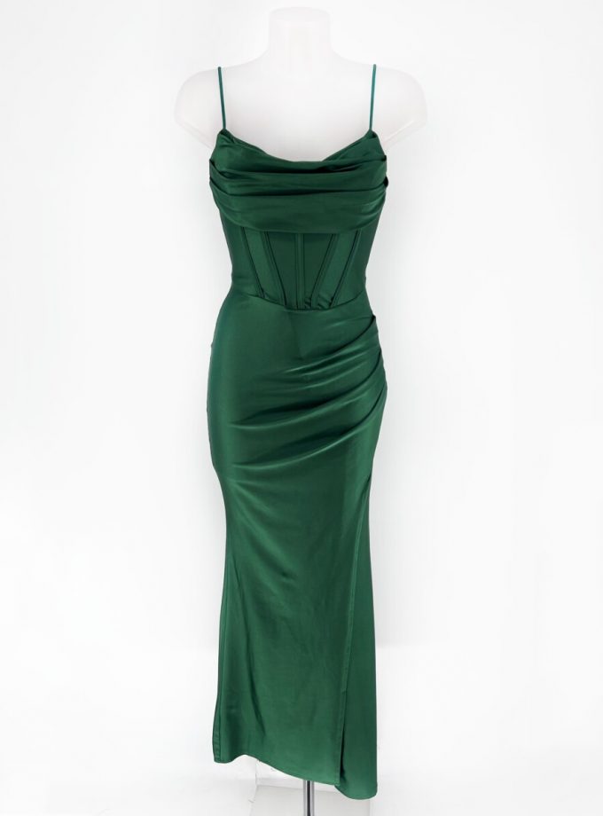 Vestido Seda Varillas