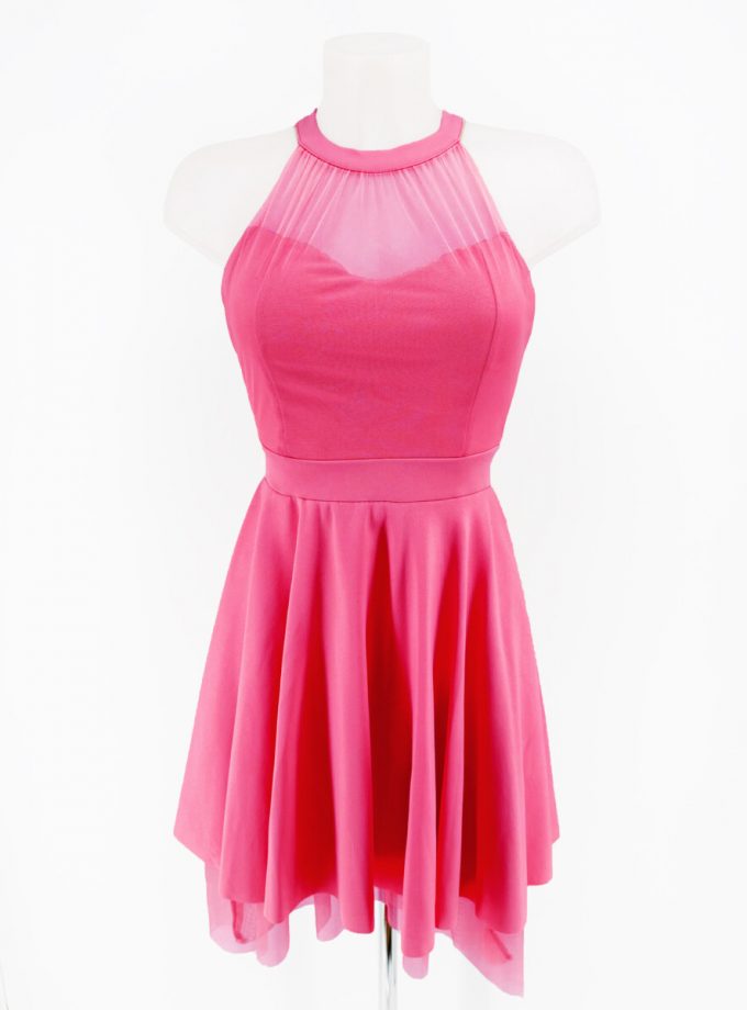 Vestido Halter Vuelo Tul