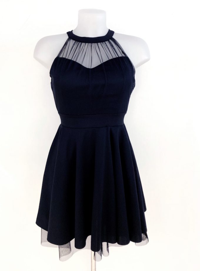 Vestido Halter Vuelo Tul