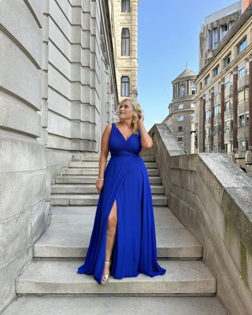 Vestido Analia Abertura Curvy - Imagen 56