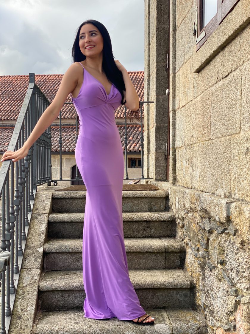 Vestido Sirena Espalda Frunce - Imagen 7