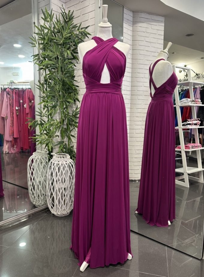 Vestido pecho escote Cruzado