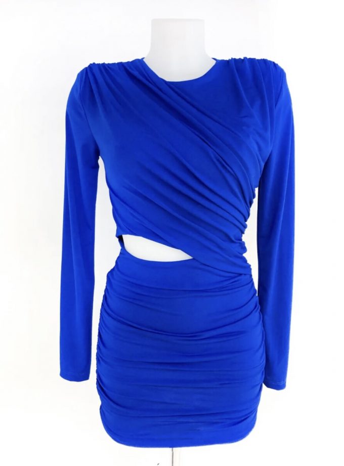 Vestido Hombreras Abertura