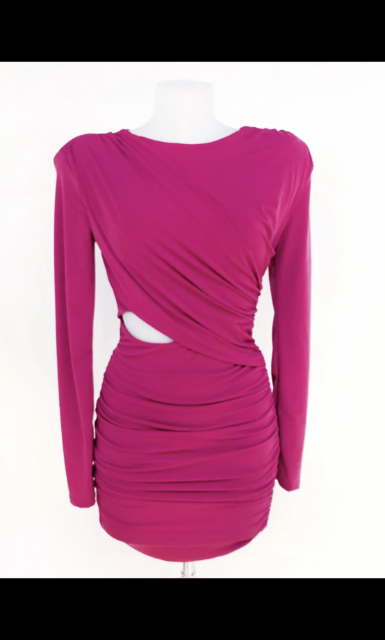 Vestido Hombreras Abertura