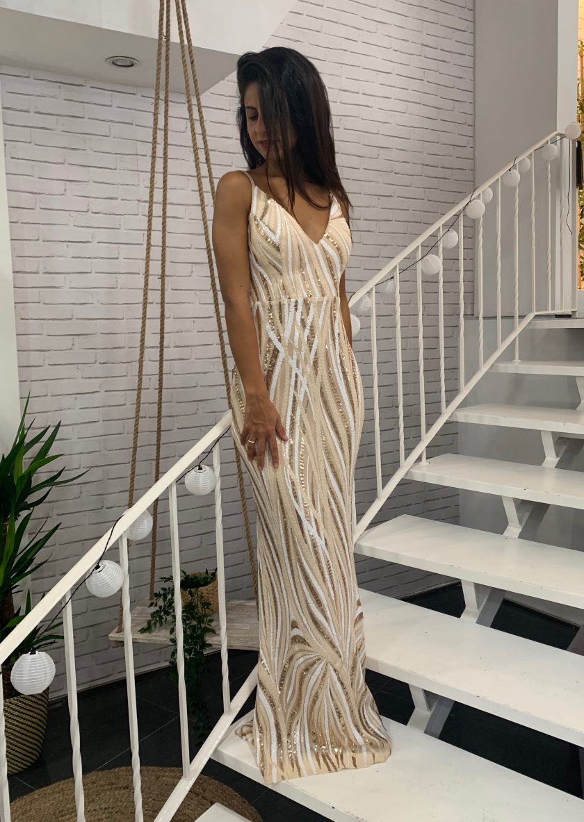 Vestido Sunshine Crema - Imagen 4