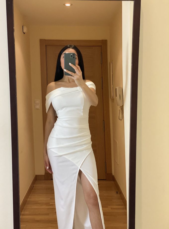 Vestido Hombros Novia