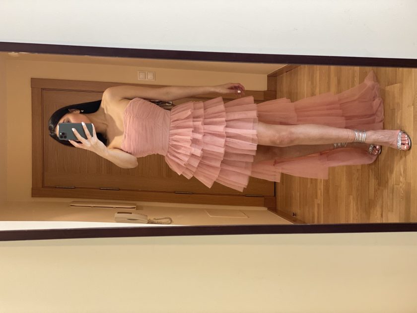 Vestido Tul Volantes Asimétrico - Imagen 11