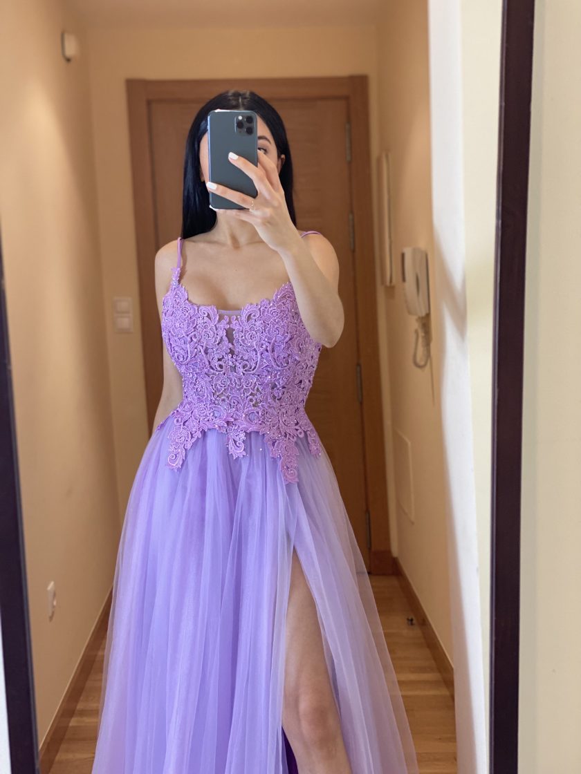 Vestido Halter Vuelo Tul - Imagen 49