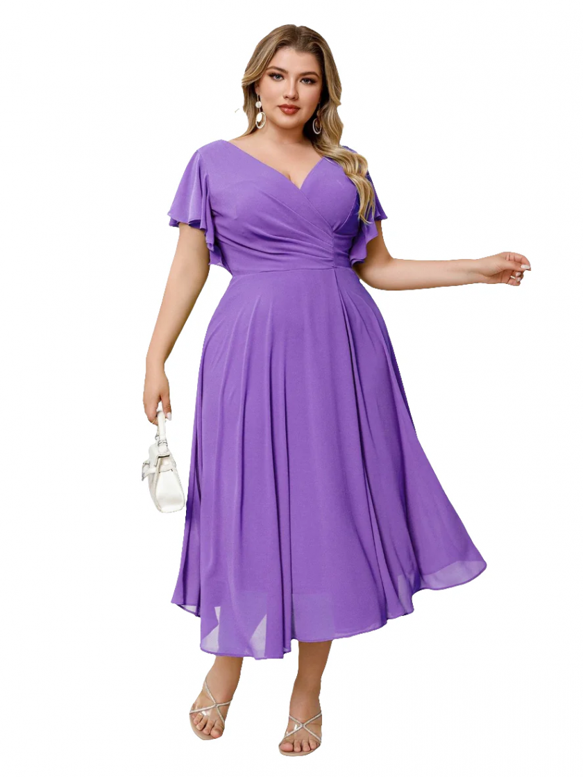 Vestido Curvy Midi Basic - Imagen 3