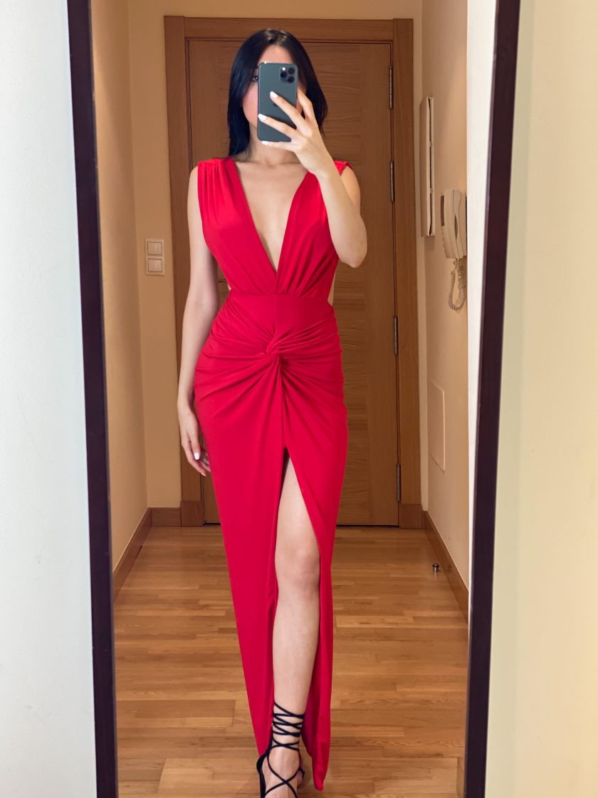Vestido Espalda Nudo Frontal - Imagen 13