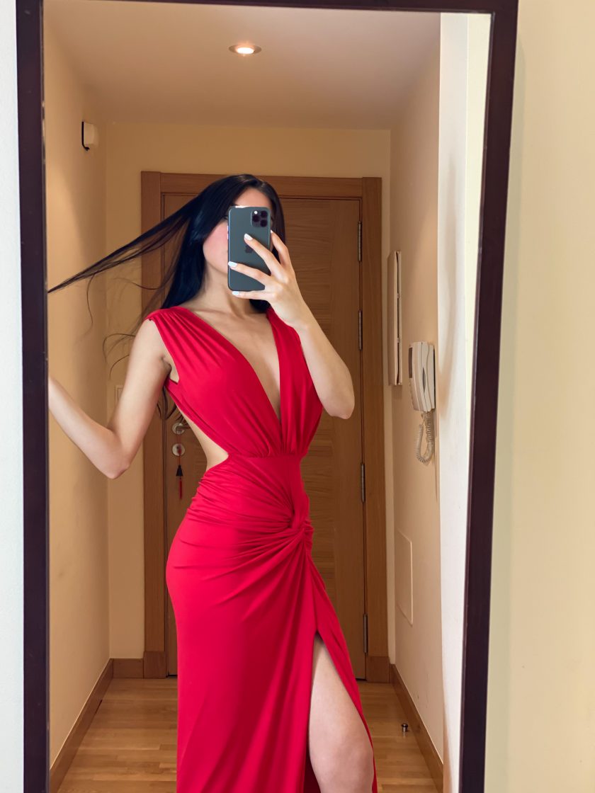 Vestido Espalda Nudo Frontal - Imagen 14