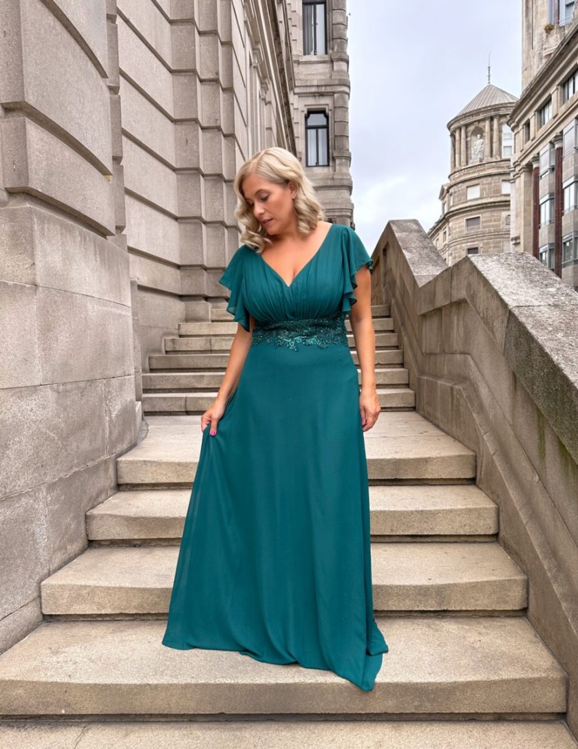 Vestido Curvy Manga Corta - Imagen 5