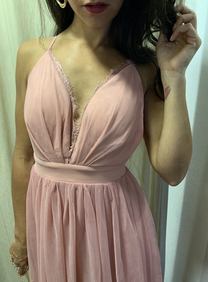 Vestido Tul Encaje